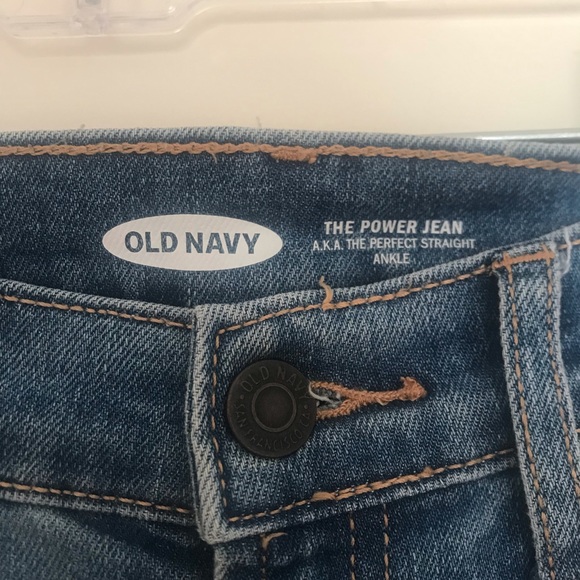 Old Navy Power Slim Straight Jeans size 4 - Picture 4 of 9